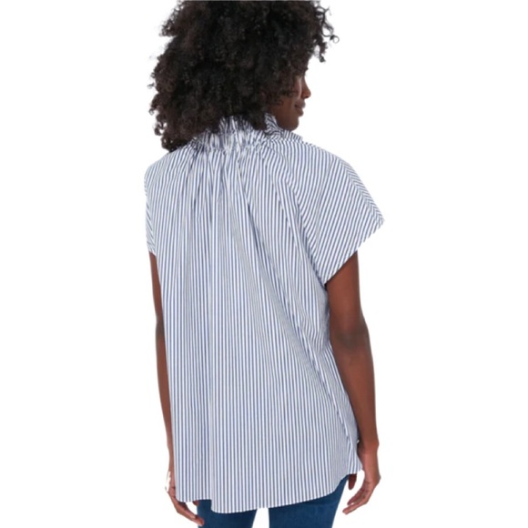 Pomander Place Blue Stripe Rae Blouse Women’s Small NWT – Sold by Tuckernuck - Picture 7 of 12